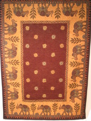 Wall Hangings / Table Covers / Throws: RAJAH Charcoal