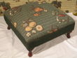 F7 Footstool All Over Fruit green