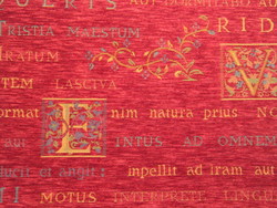 Dulcia-Latin: DULCIA - LATIN Claret fabric per metre